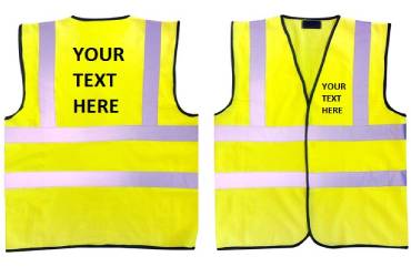 Safety jacket printing services in near